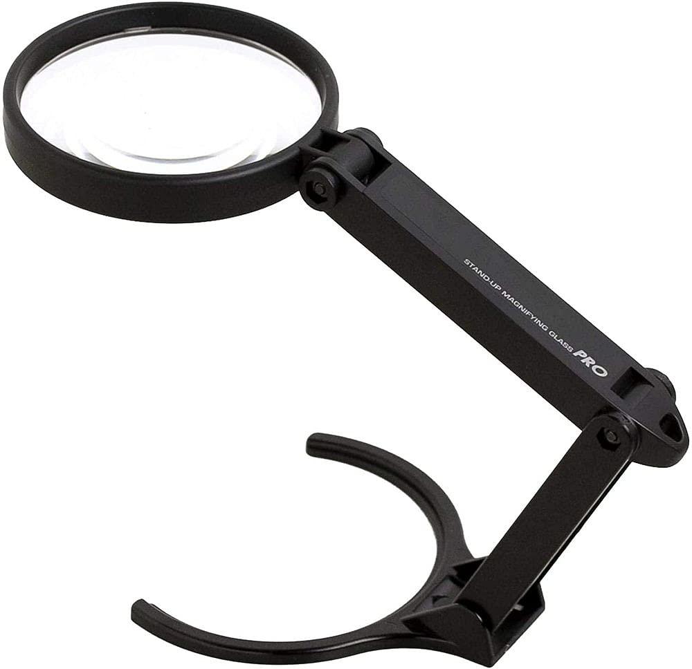 Sunstar Stationery Magnifying Glass Stand-Mounted Loupe PRO 75mm S4060520