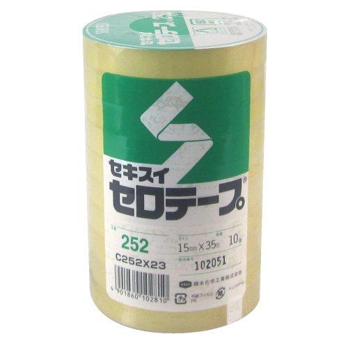 Sekisui Chemical Co., Ltd. Sekisui Cellotape No. 252 15mm × 35M 10P