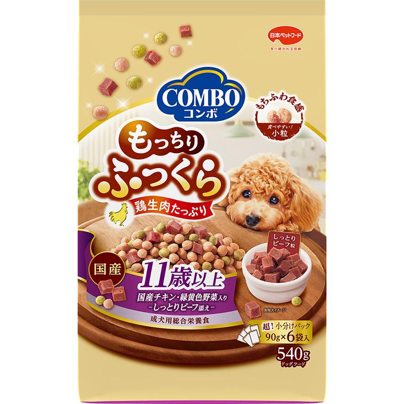Combo Dog Moist & Fluffy Formula For Dogs 11 Years and Older 540g