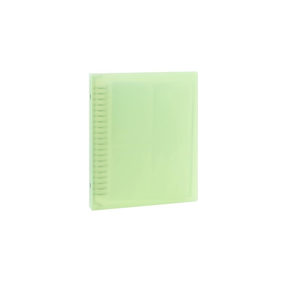Nakabayashi [my Pick] Trading Card Binder A5 Size/20 Holes/26 Pages 200-Card Capacity Green MP-CBM7050-G