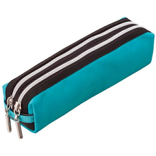Reimei Fujii Pen Case Double Zipper Blue FY276A