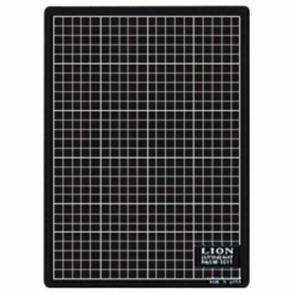 Lion Office Supplies Cutting Mat 300×220mm CM-3011 Black/Black