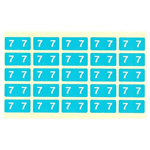 Lion Office Supplies Index Chart Organization Color Number Label KL-2-7 L Blue