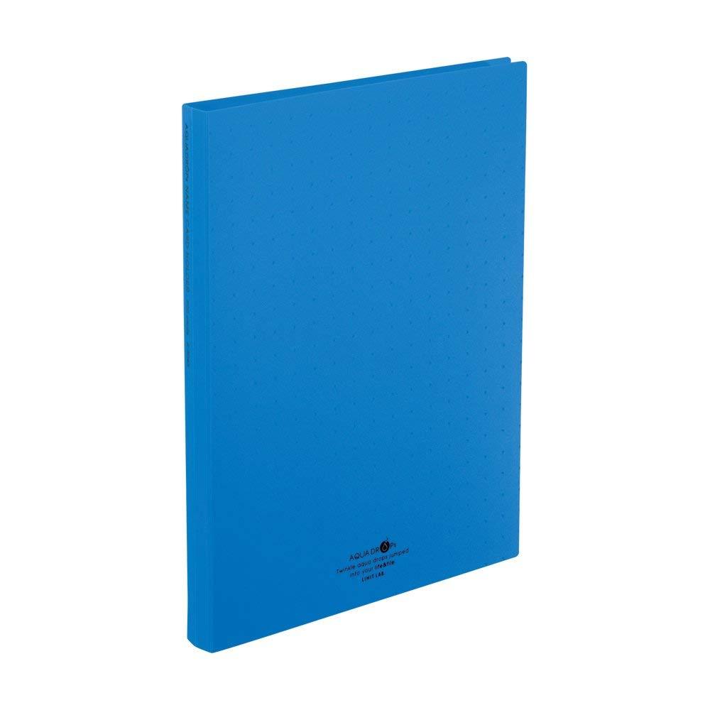 Rihitora Business Card File Pocket Replacement Type A4S 30-Hole 500 Names Blue A5043-8