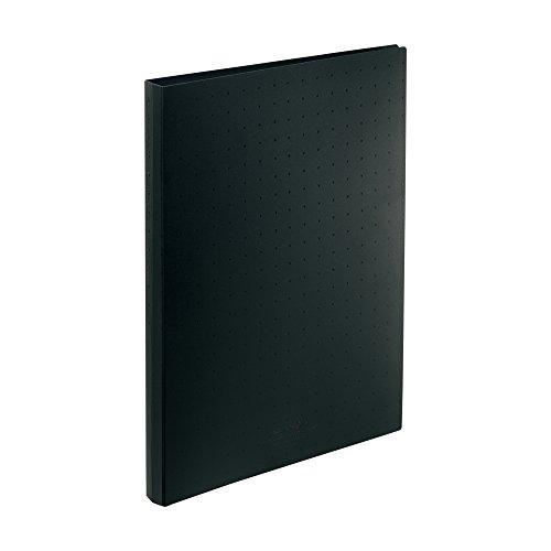 Rihitora Business Card File Pocket Replacement Type A4S 30-Hole 500 Names Black A5043-24