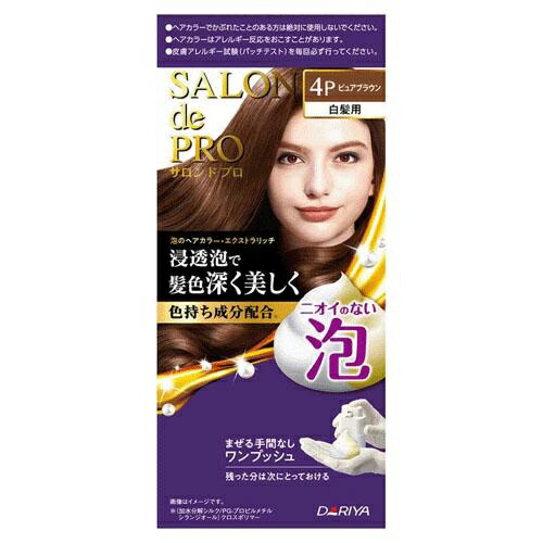 Salon de Pro Foam Hair Color Extra Rich 4P Pure Brown