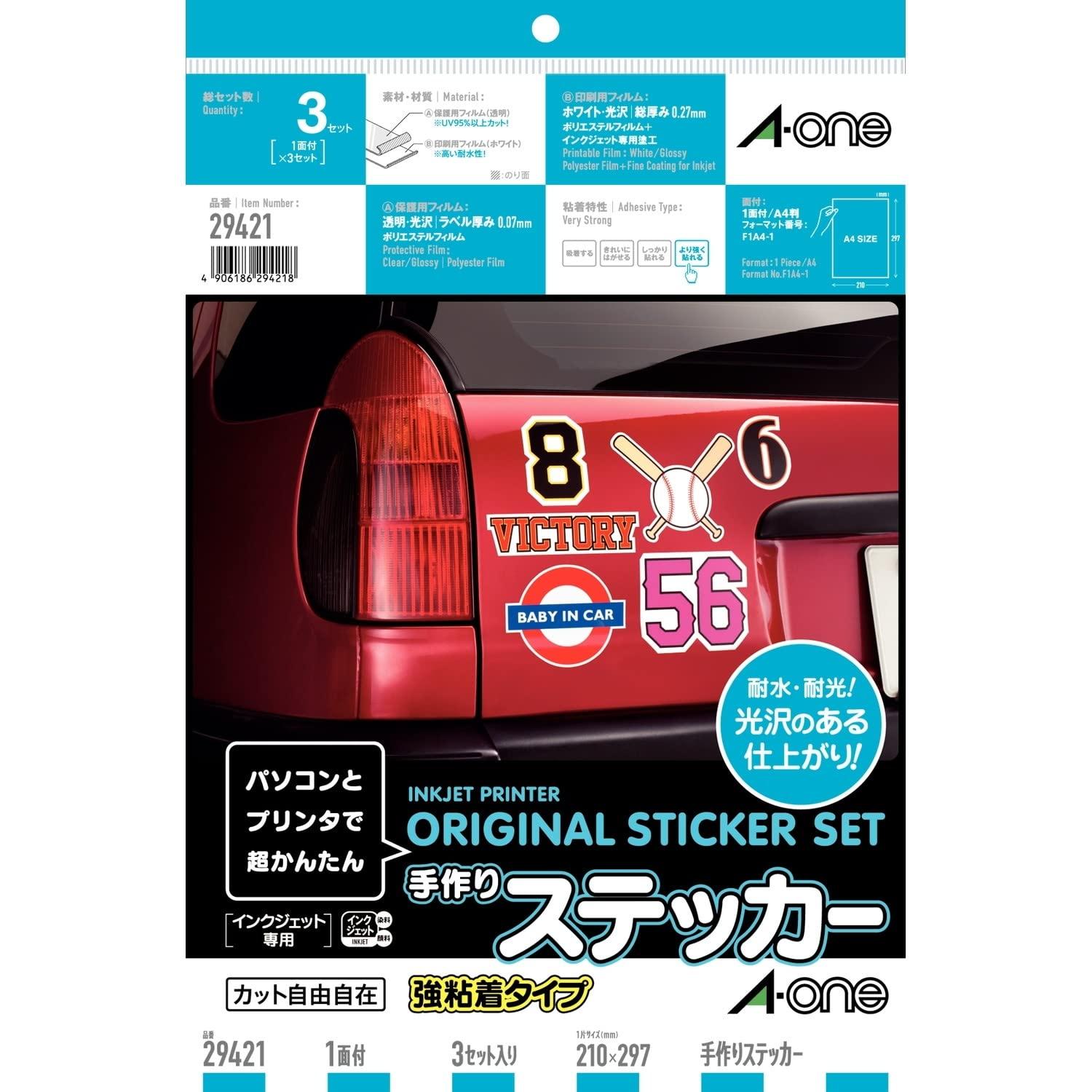 A-One Handmade Stickers Strong Adhesive 3-Pack 29421