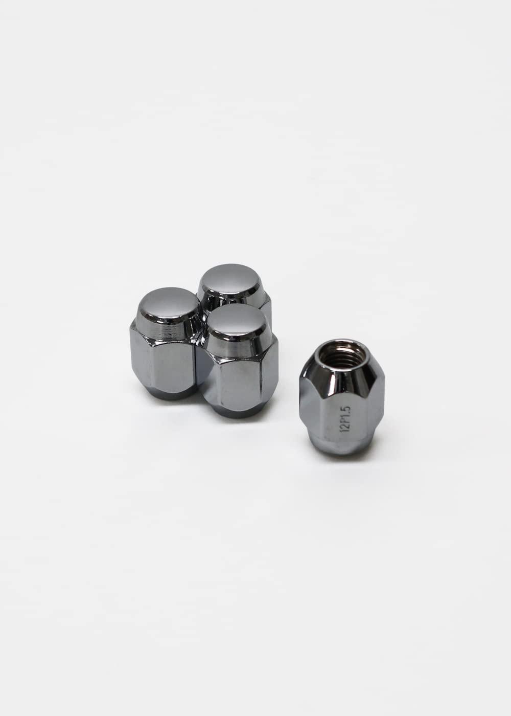 Meltec Wheel Nuts for Toyota, Mitsubishi, Honda, Mazda, Daihatsu Bag Type, 4-Piece Set Compatible Wrench: 21mm / 1.5 Pitch MT-T4F