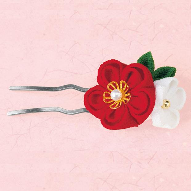 Takagi Textile Panami Kyoto Crepe Tsumami Craft Flower Hairpin LH-125 Crepe Craft Kit