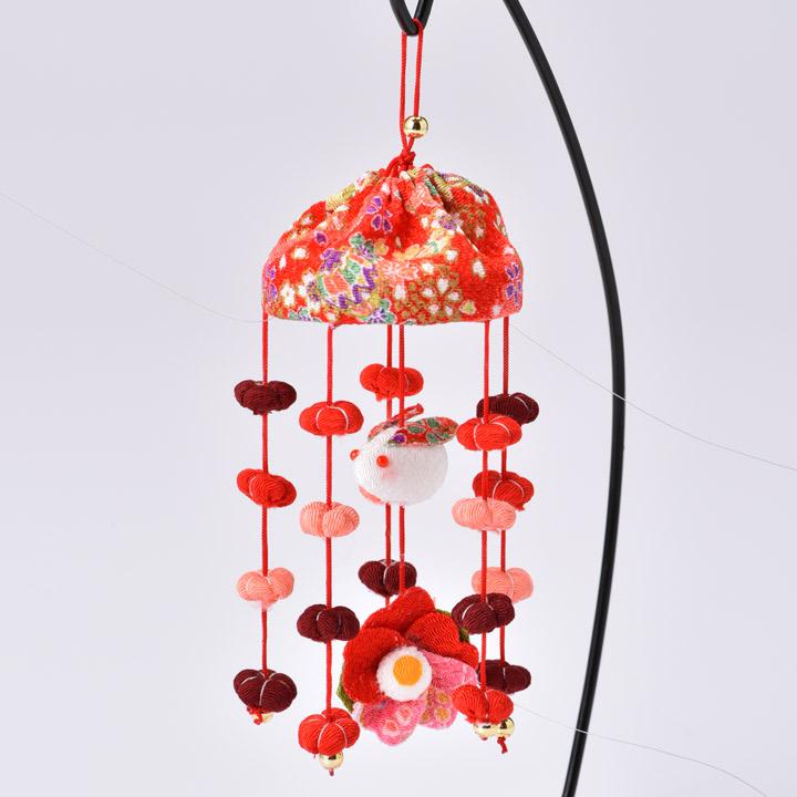 Takagi Textile Panami Crepe Bean Umbrella Hanging Doll Craft Kit Evil-Warding