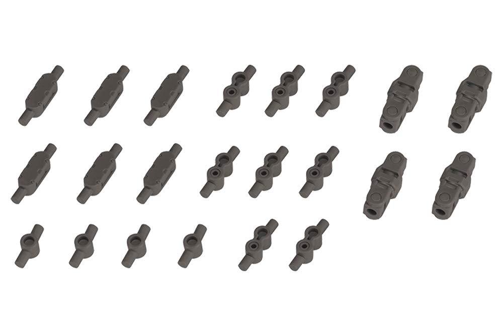 Kotobukiya M.S.G Modeling Support Goods Mecha Supply 20 Joint Set D Gunmetal Ver. Non-Scale Plastic Model Kit