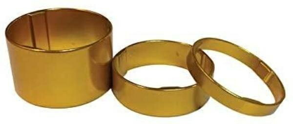 Avedio Lightweight Aluminum Spacer 5mm, 10mm, 20mm Gold (1 each) 70587