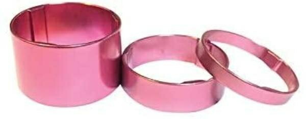 Avedio Lightweight Aluminum Spacer 5mm, 10mm, 20mm Pink 1 each 70591