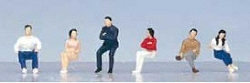 KATO N Gauge Seated Passenger 2 24-206 Diorama Accessories