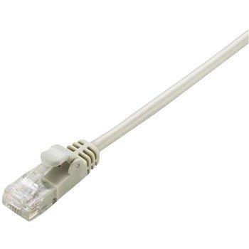 ELECOM Soft LAN Cable (Cat5E Compliant) 3m Light Gray LD-CTY/LG3