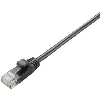 ELECOM Giga Bit Soft LAN Cable (Cat6 Compliant) LD-GPY/BK1