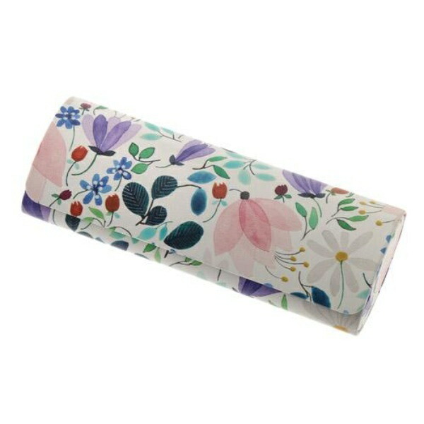 Pearl Eyeglass Case Anna Emilia Hard Floral Pattern Nordic Design AE-6