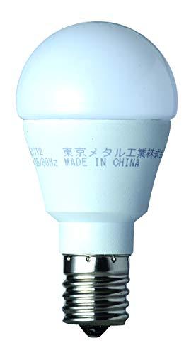 Tokyo Metal Industries LED Bulb Mini Krypton Type Daylight White 60W Equivalent E17 Base LDA7NK60WE17-T2