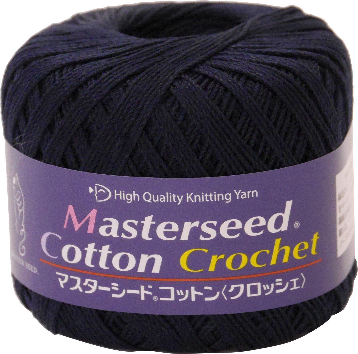 Diamond Yarn Master Seed Cotton Crochet Yarn Medium Weight col.314 Blue Family 30g Approx. 142m