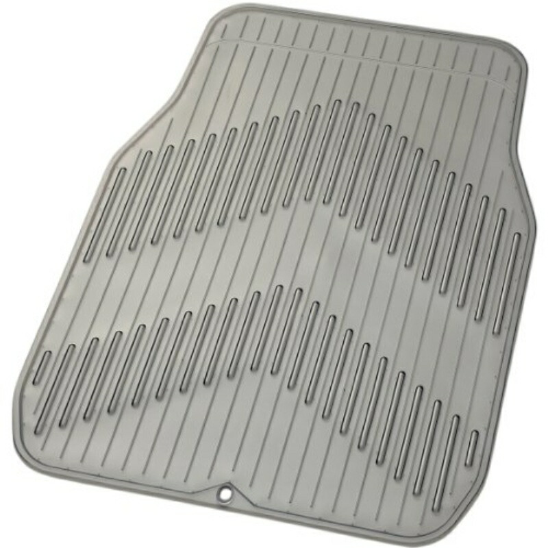 BONFORM Car Mat Arrow Next Standard Car Front 1 Piece Waterproof Machine Washable Anti-Slip Free Cut 65x46x0.5cm Smoke 6277-01SM