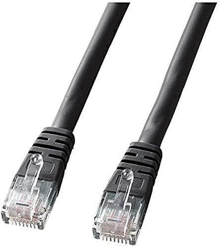 Sanwa Supply Enhanced Category 5 Single-Wire LAN Cable 2m Black KB-T5T-02BKN
