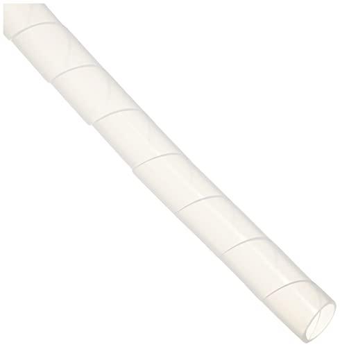 Sanwa Supply Cable Tie (Spiral, White) 2m Roll, Inner Diameter 12mm CA-SP12WN