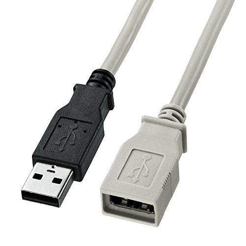 Sanwa Supply USB Extension Cable Light Gray 0.3m KU-EN03K