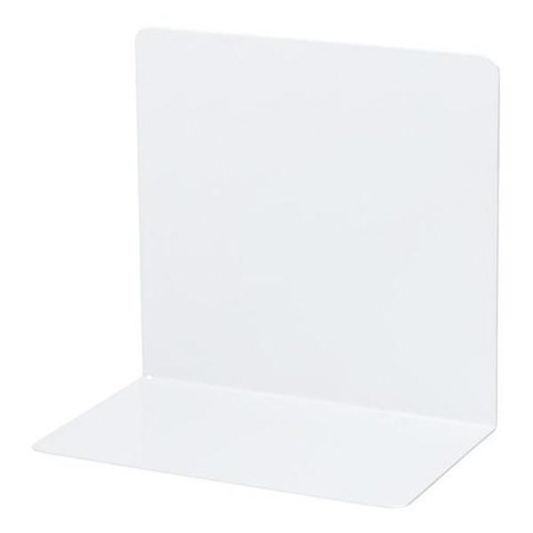 Sonic L-Shaped Wide Bookend with Magnet, 1 Piece, White DA-7164-W