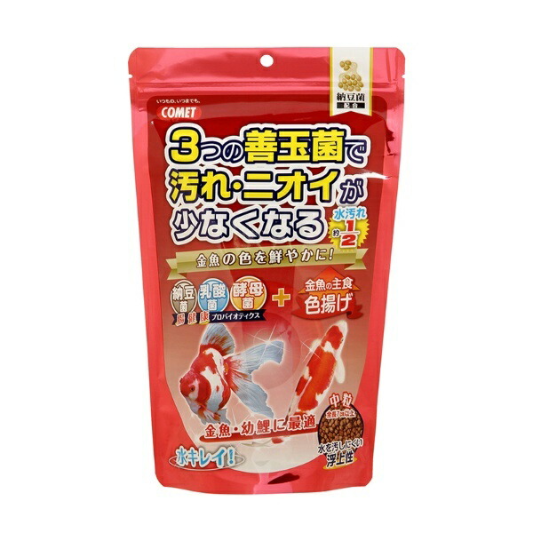 Comet Goldfish Main Diet Natto Bacteria Color Enhancing Medium Grain 430g