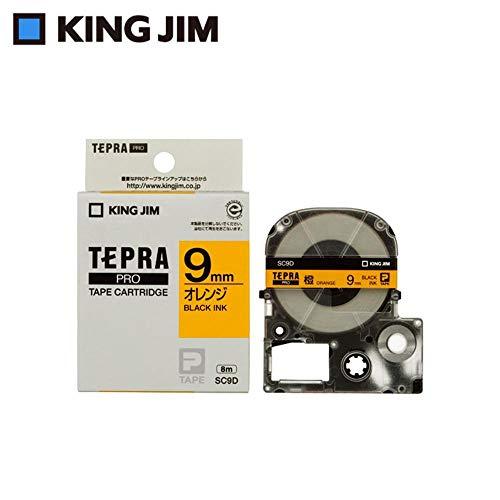 King Jim Tape Cartridge Tepla PRO 9mm SC9D Orange