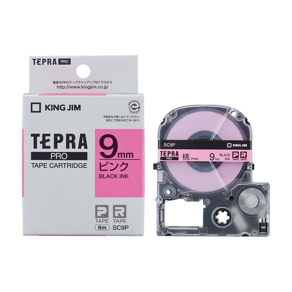 King Jim Tape Cartridge Tepla PRO 9mm SC9P Pink