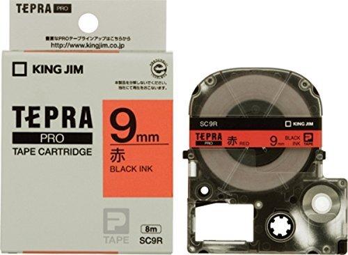 King Jim Tape Cartridge Tepla PRO 9mm SC9R Red