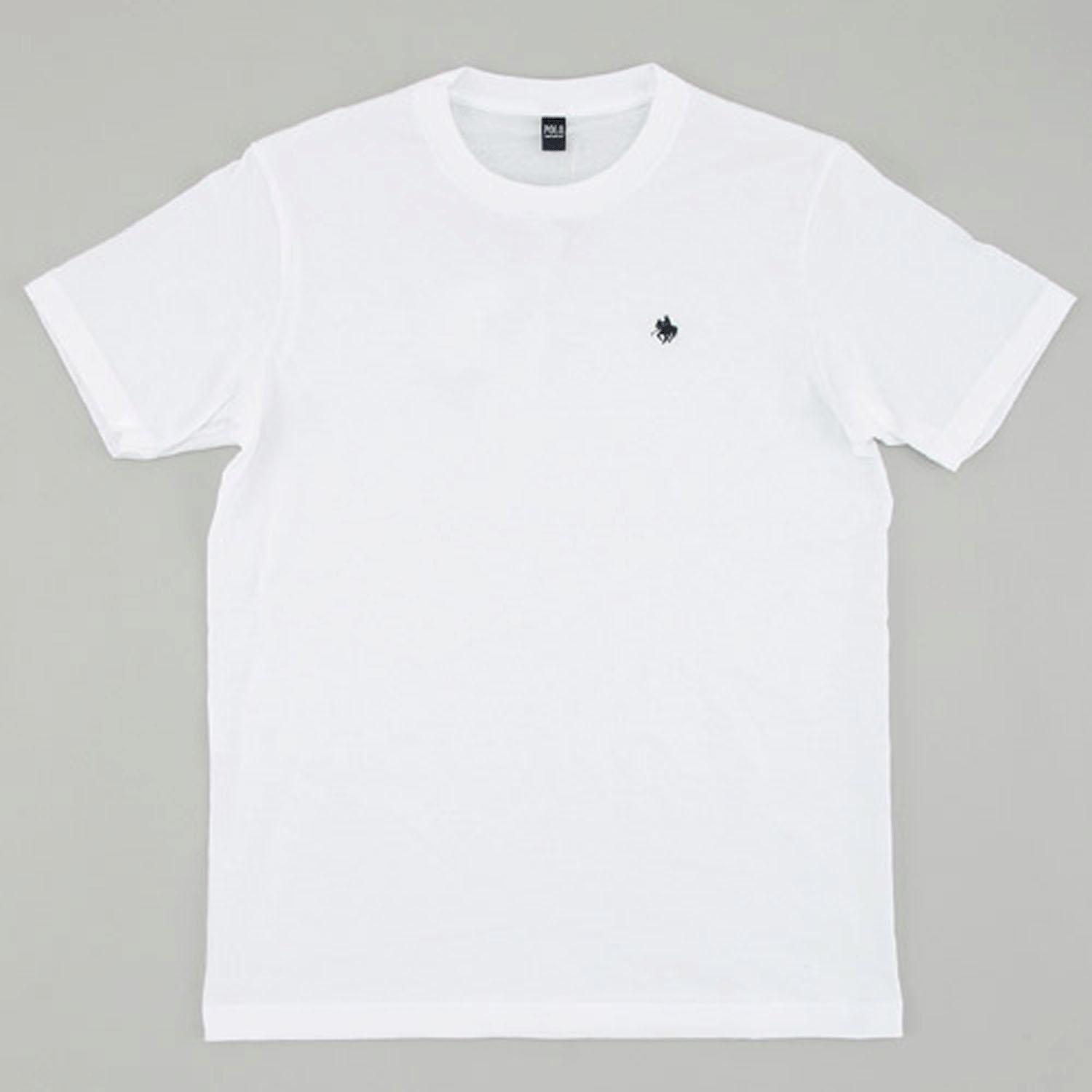 [GUNZE] T-Shirt POLO Standard Tops Crew Neck Men's NEW White L