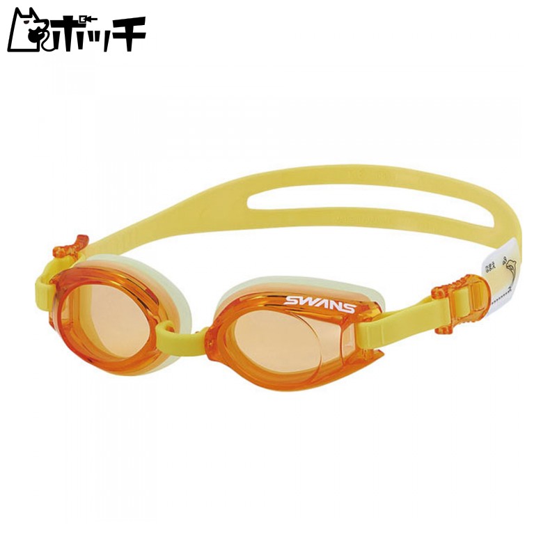 [Swans] Made in Japan Swimming Goggles SJ-9 OR Orange Children's Size 3-8 Years
