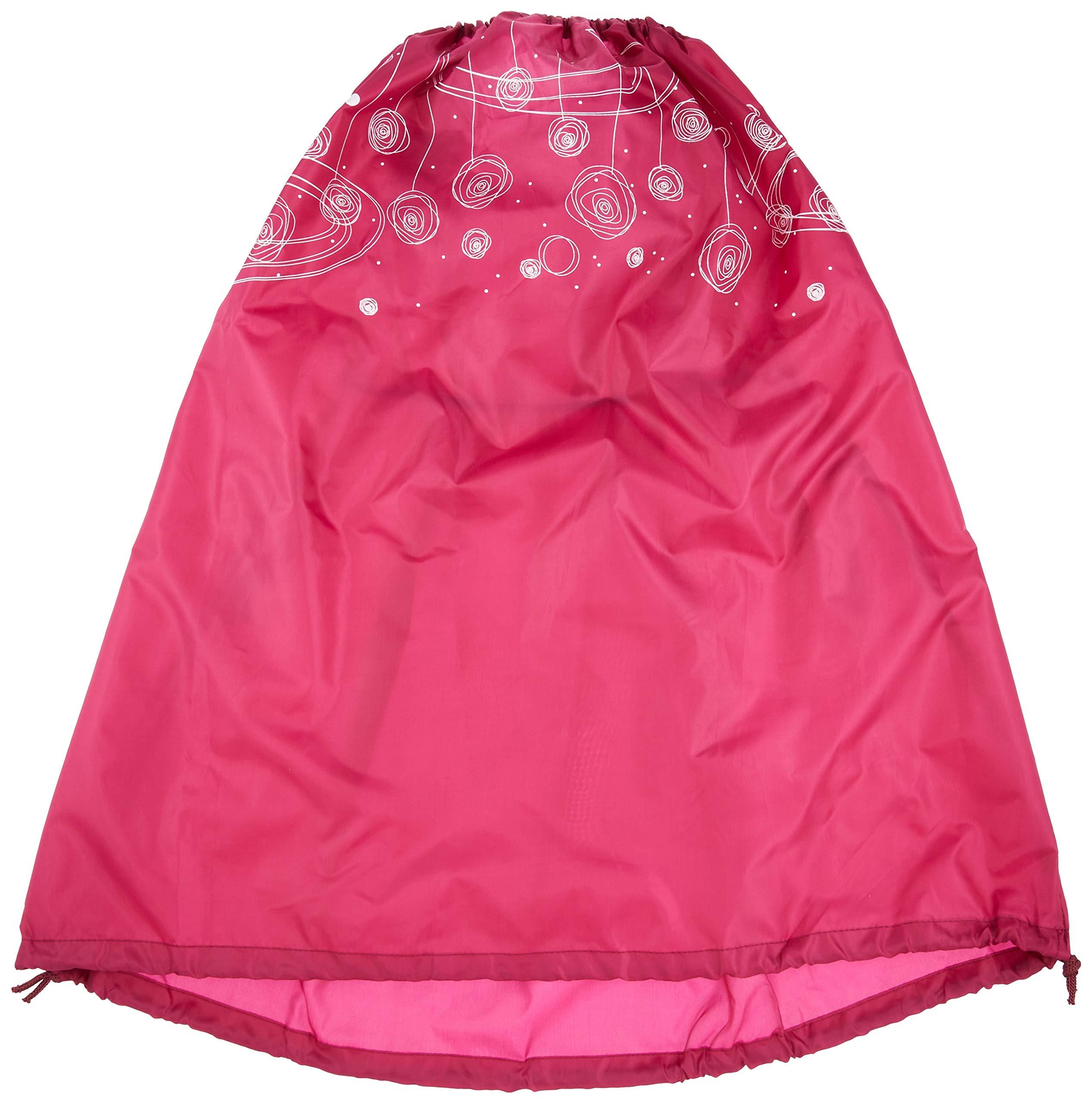 Kawasumi Manufacturing Co., Ltd. Front Basket Cover Drawstring Bag KW-218R Rose