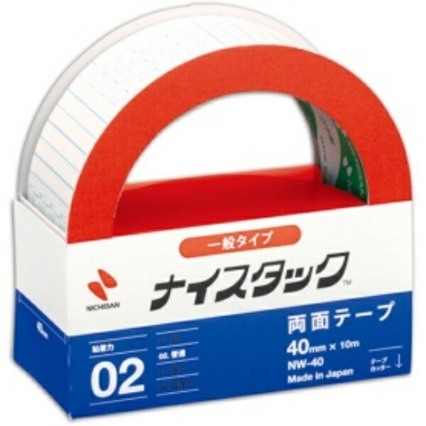 Nichiban Double-Sided Tape Nice Tack (General) 40mm x 10m NW-40