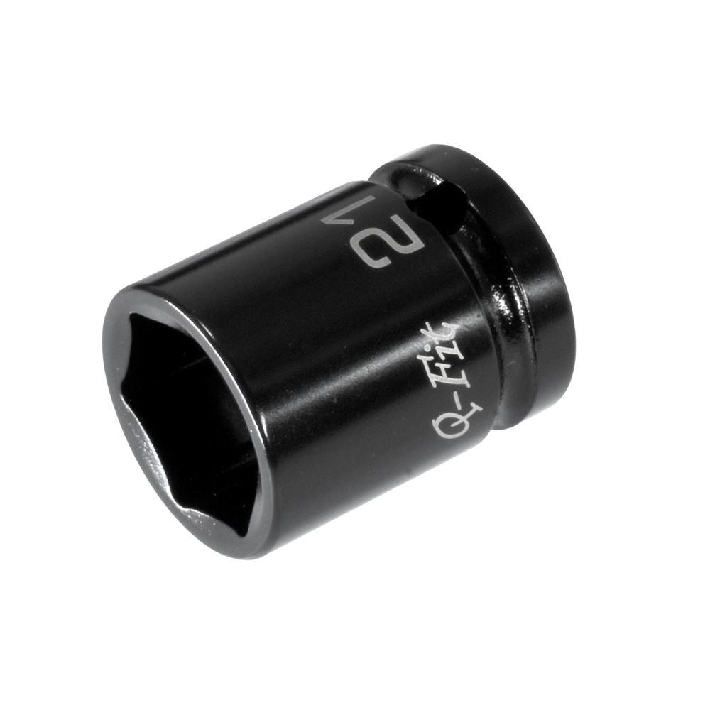 Astro Products Q-Fit 1/2DR Impact Socket 21mm | Impact-Ready Socket for Impact Wrench