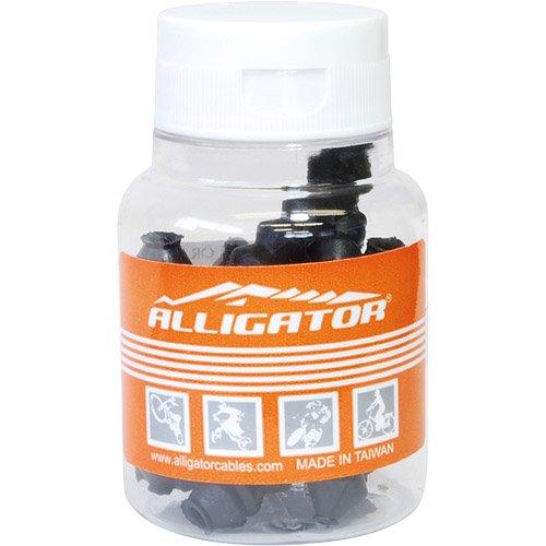 Alligator Rubber Boots Black Length 45mm 12-Piece Set 151-00322/LY-VBP01