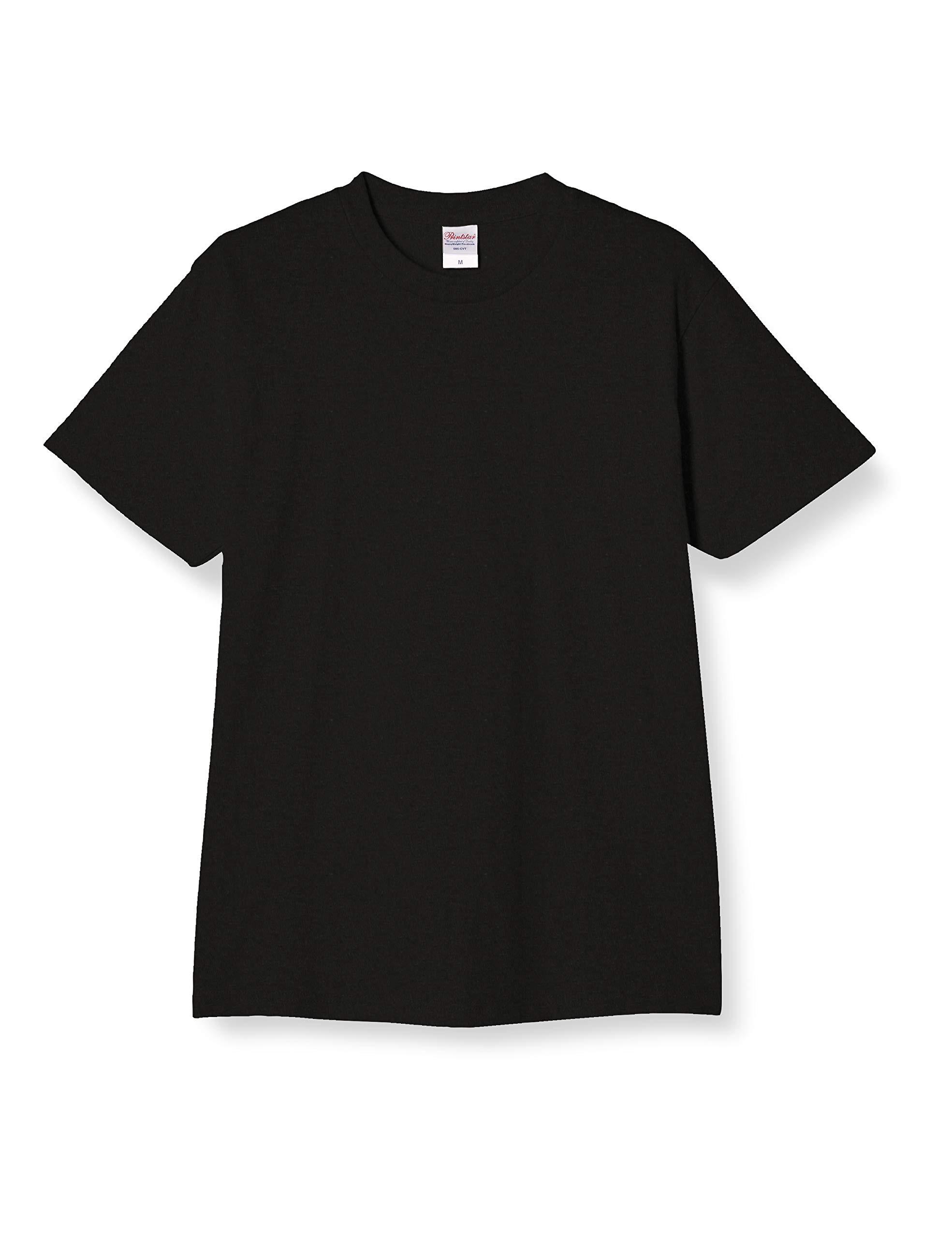 [Printstar] Short Sleeve 5.6 oz Heavyweight T-Shirt 00085-CVT Black XXL (Equivalent to Japanese Size 3L)