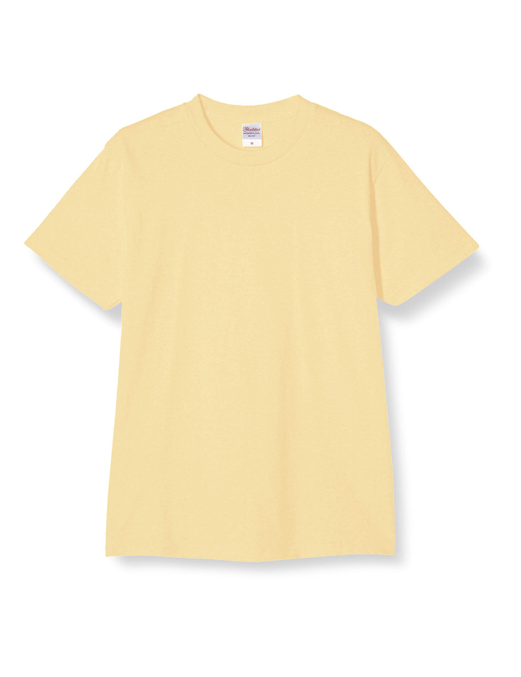 [Printstar] Short Sleeve 5.6 oz Heavyweight T-Shirt 00085-CVT Light Yellow XXXL (Equivalent to Japanese Size 4L)