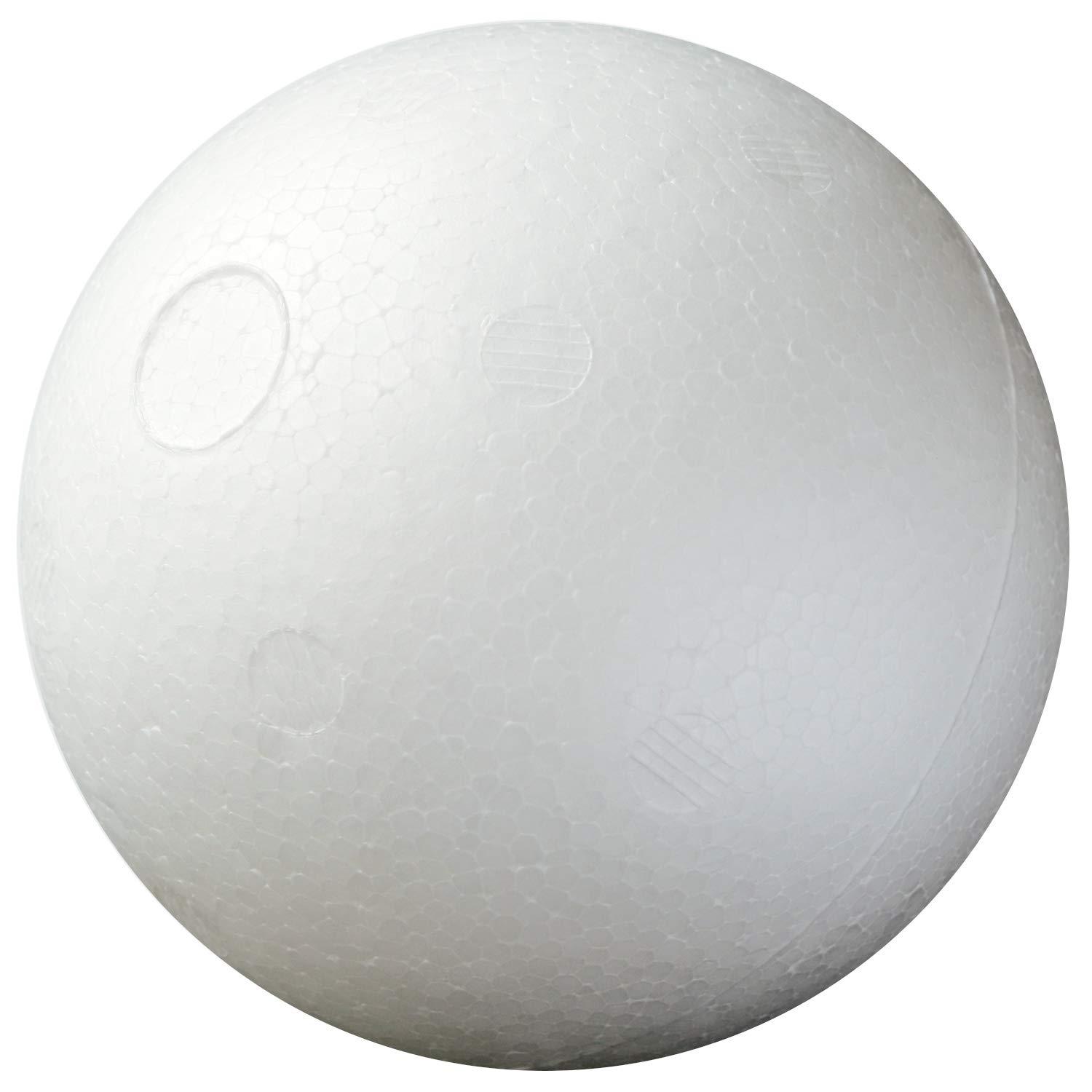 Nippon Chuko Round Styrofoam Core 100mm, 5-Pack CN417 Craft Supplies Core Material Styrofoam Core