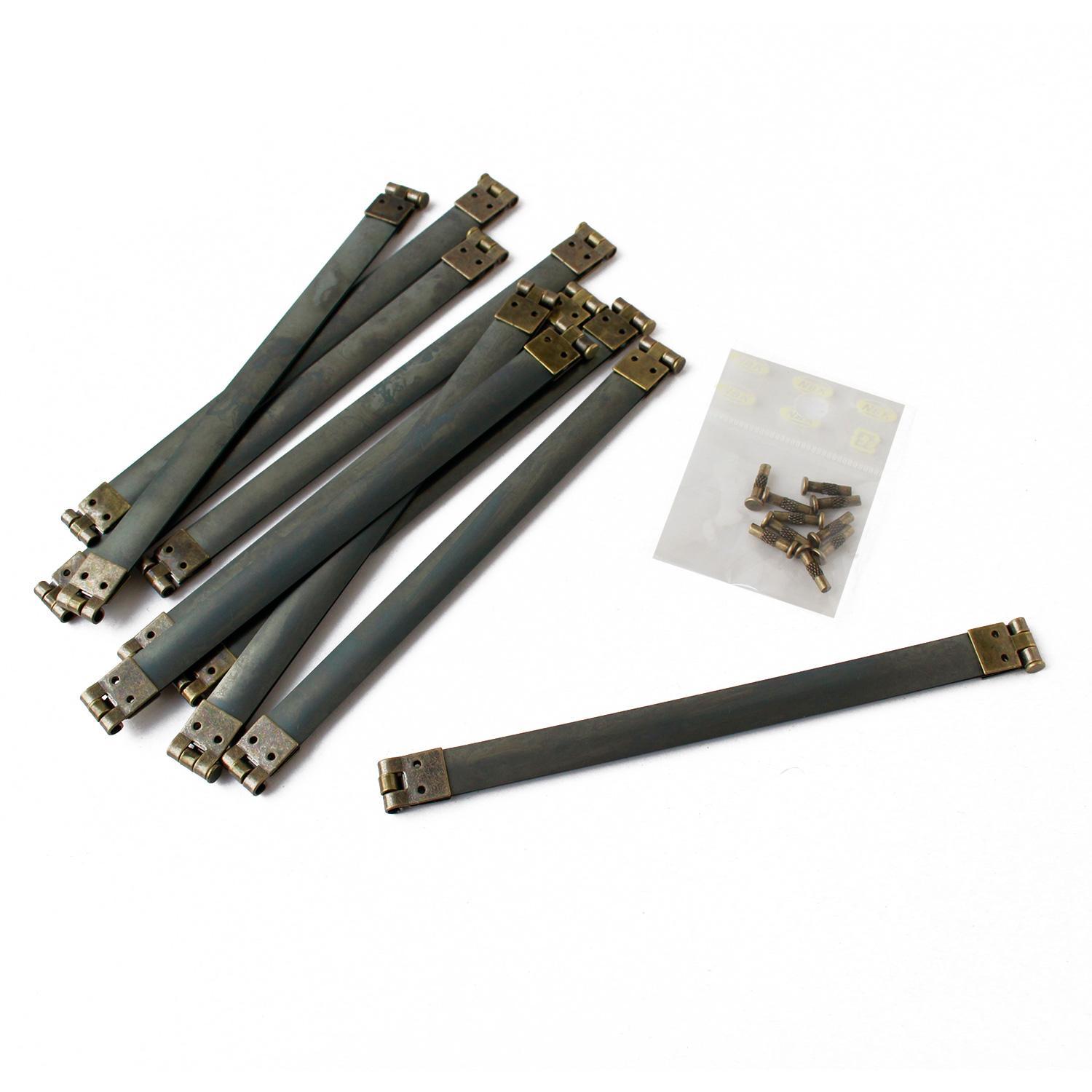 Nippon Chuko Spring-Loaded Clasp 14cm 10-Pack AG JS8004