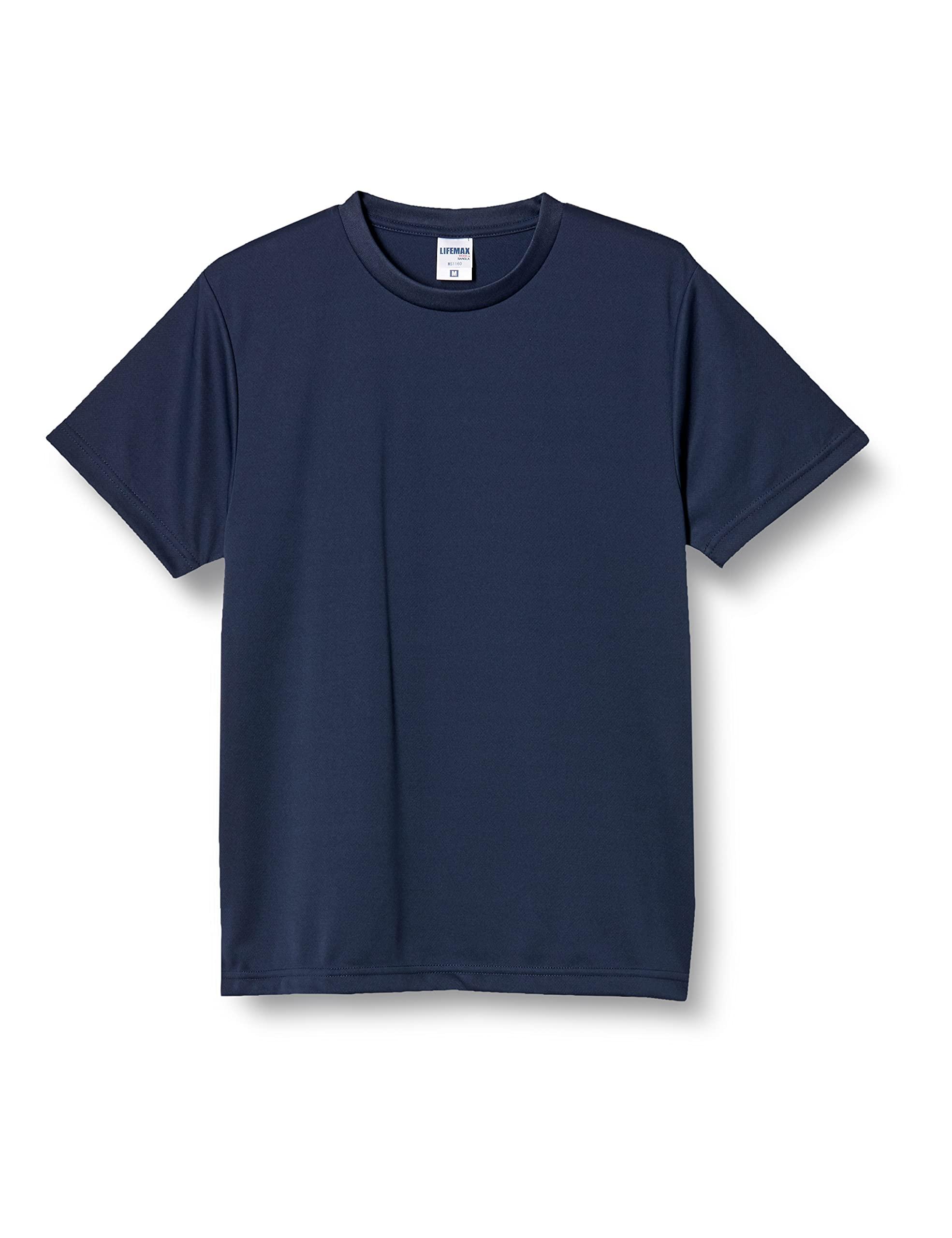 [LifeMax] 4.3 oz Dry T-Shirt (Viral Off Finish) MS1160 Navy S