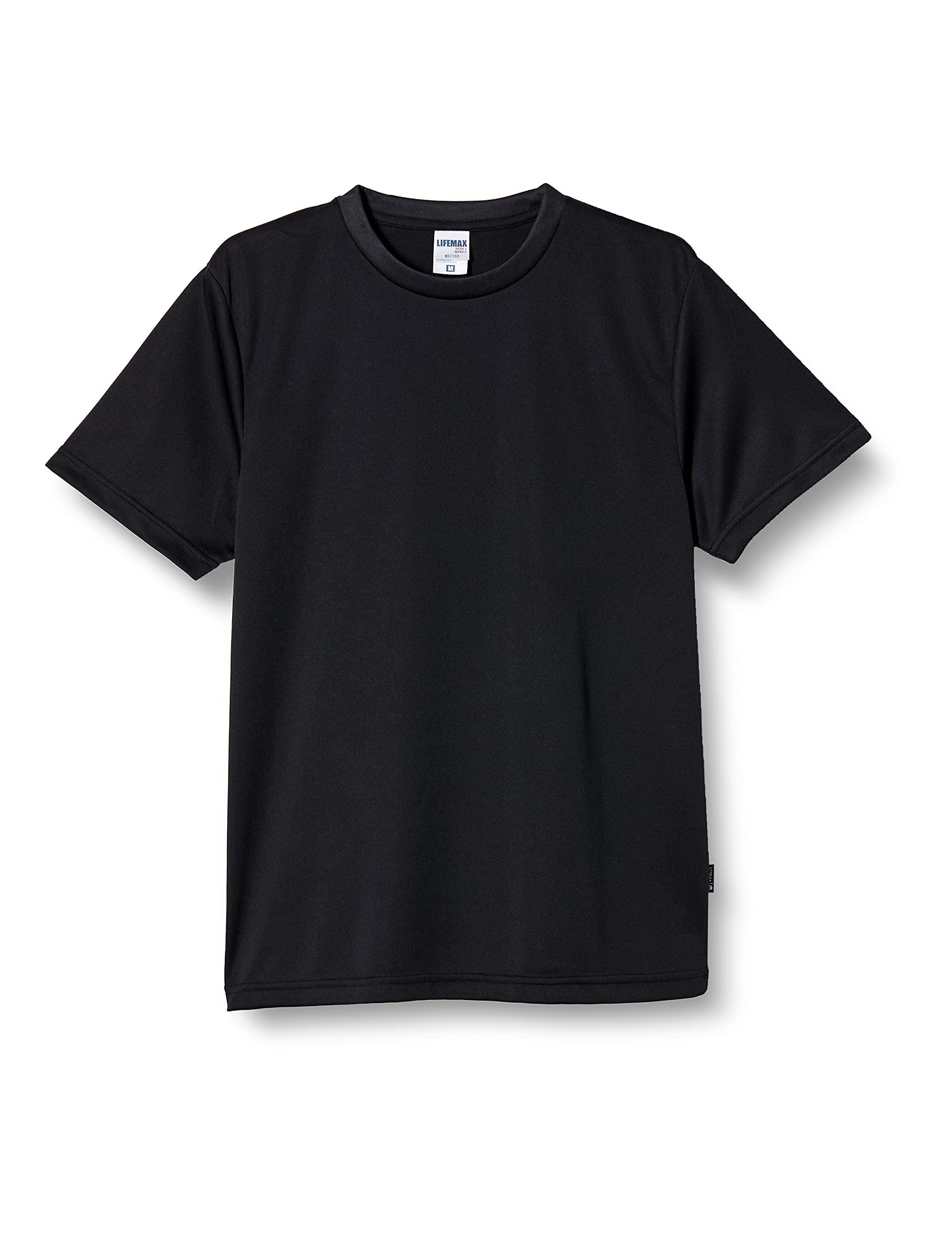 [LifeMax] 4.3 oz Dry T-Shirt (Viral Off Finish) MS1160 Black XXXL