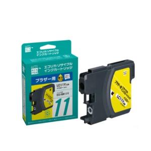 Ecolica Recycled Ink Cartridge Yellow (Dye) [Brother: LC11Y Compatible] ECI-BR11Y 1 piece