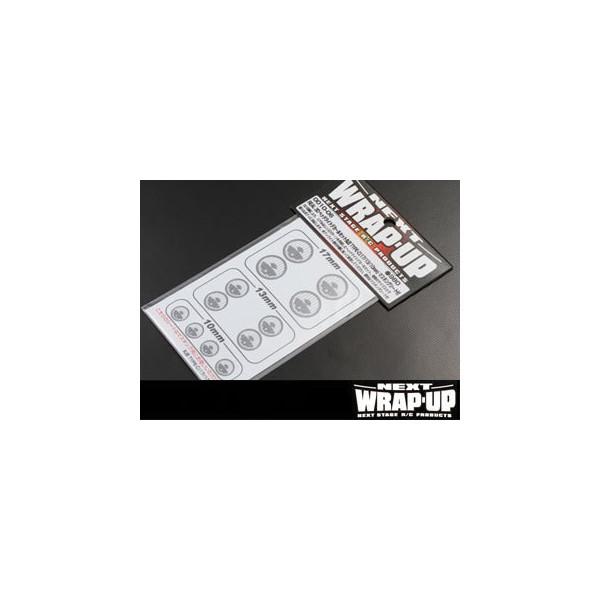 WRAP-UP REAL 3D Headlight Decal Set Round Type-C (17/13/10mm) with Masking Sheet 0010-06