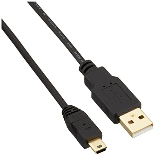 Conversion Master USB A (Male) - MiniB (Male) Ultra-Thin Cable with Gold-Plated Connectors [5m] USB2A-M5/CA500