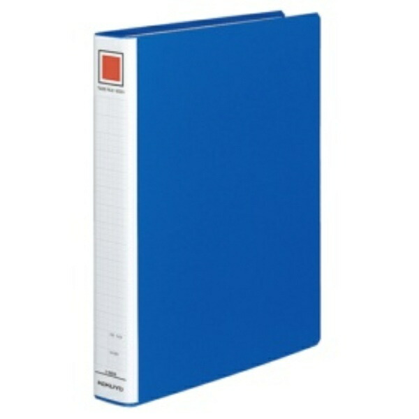 KOKUYO File Pipe-Style File A4 2-Hole 300-Sheet Capacity Blue FU-E630B