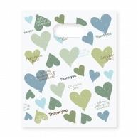 HEIKO Quick-Use Plastic Bags HDPE BG23-30 Smoky Heart Blue 50 Sheets