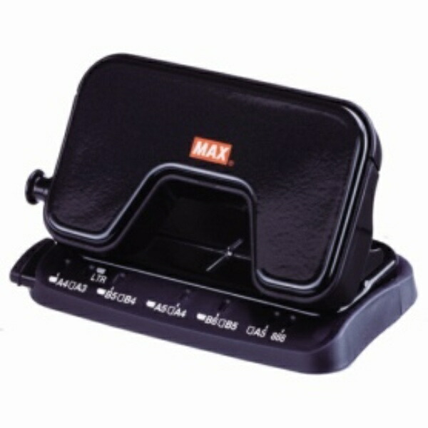 Max Punch Lightweight Hole Punch Scuba 15 2-Hole Black DP-15T/K